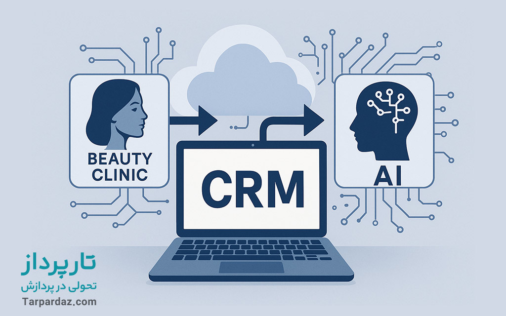 اتصال نرم افزار CRM کلینیک زیبایی به هوش مصنوعی